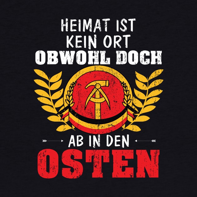 Ossi Ostdeutschland Ostdeutscher DDR Geschenk by UNKREATIVDESIGNS